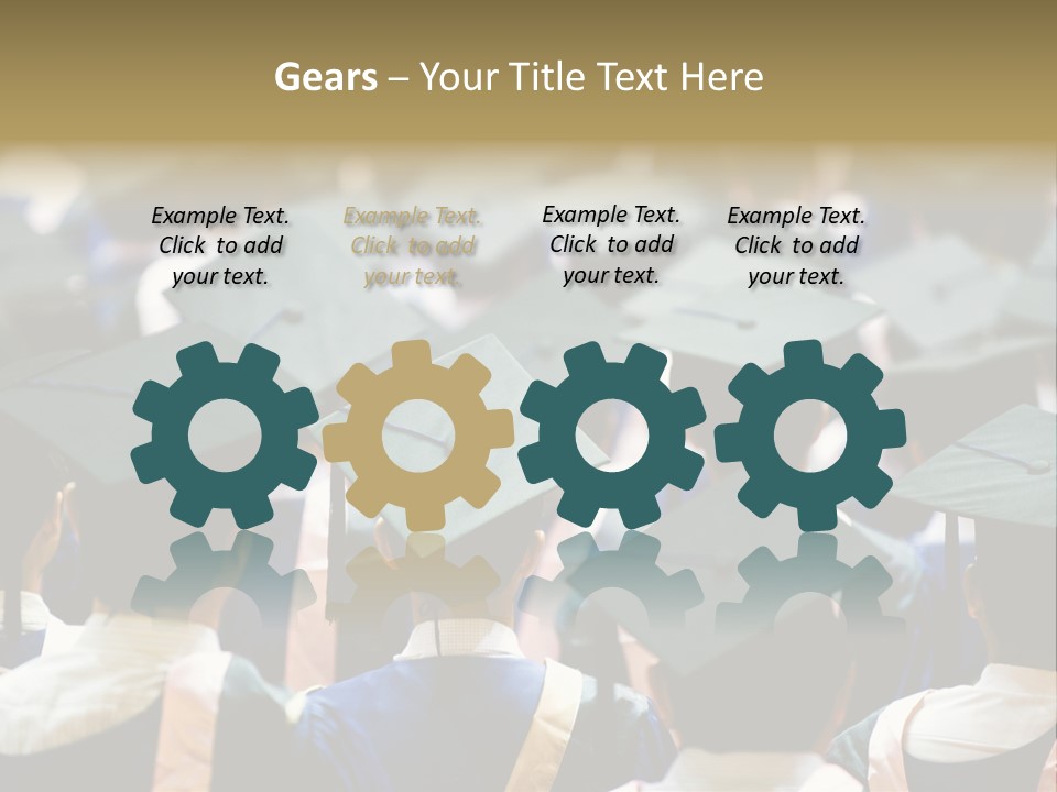 Gown Board Square PowerPoint Template