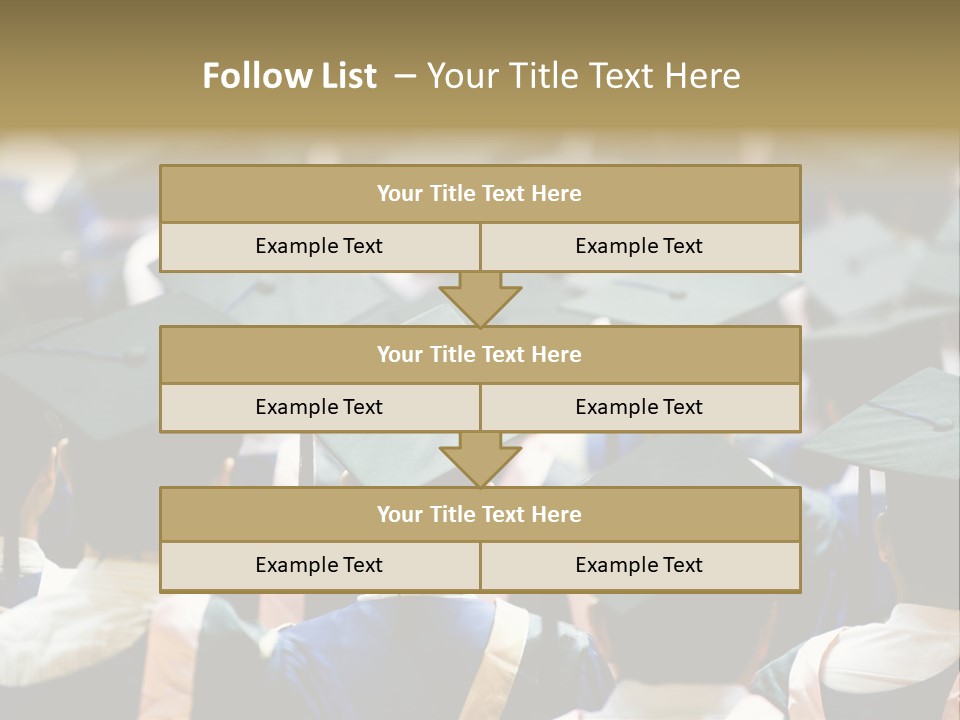 Gown Board Square PowerPoint Template
