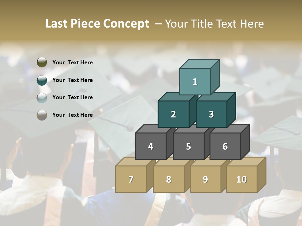 Gown Board Square PowerPoint Template