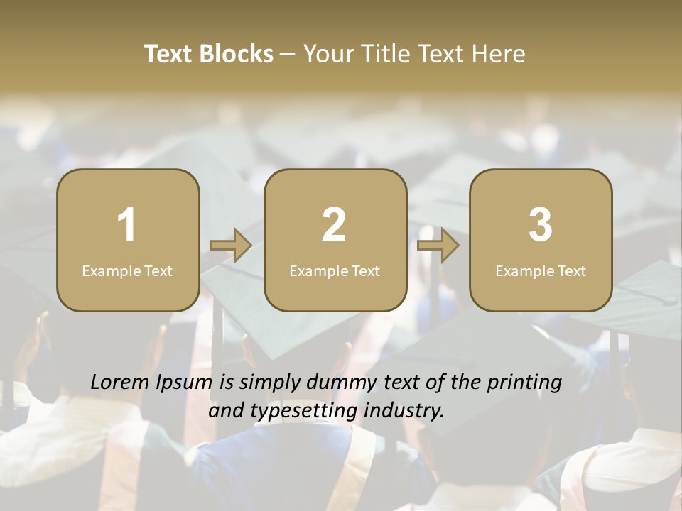 Gown Board Square PowerPoint Template