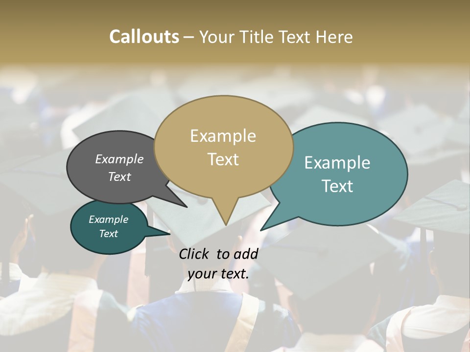 Gown Board Square PowerPoint Template