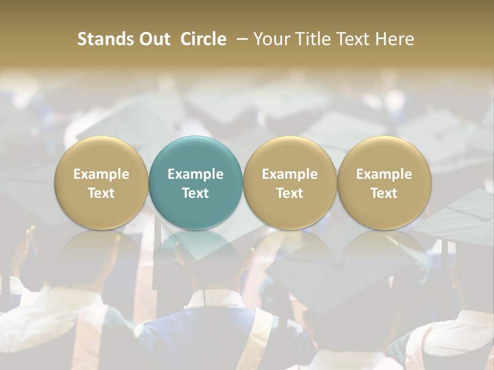 Gown Board Square PowerPoint Template