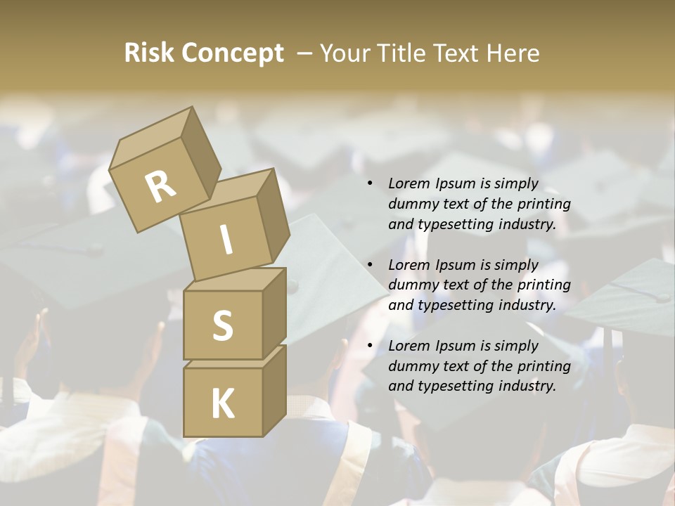 Gown Board Square PowerPoint Template