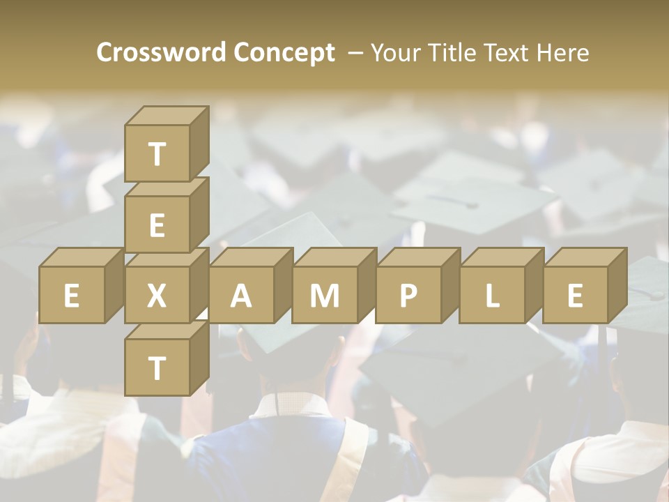 Gown Board Square PowerPoint Template