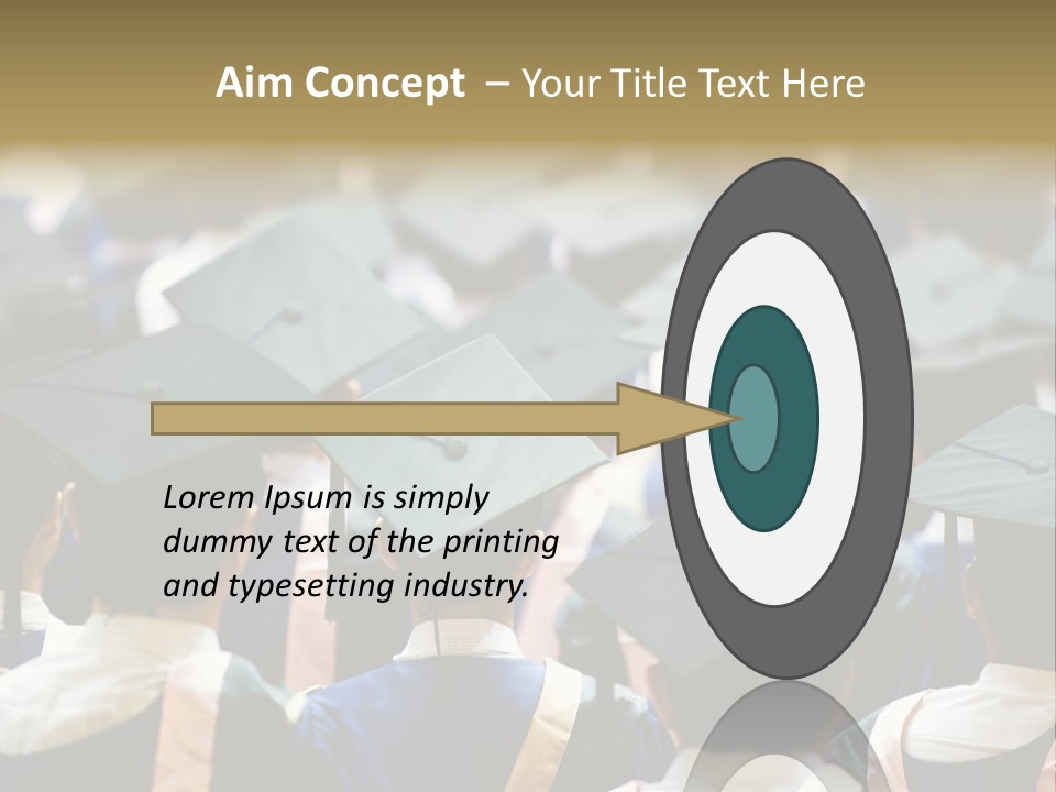 Gown Board Square PowerPoint Template