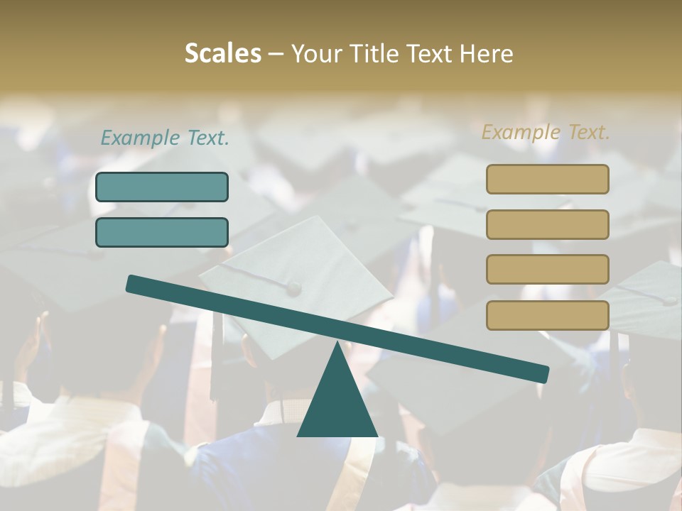 Gown Board Square PowerPoint Template