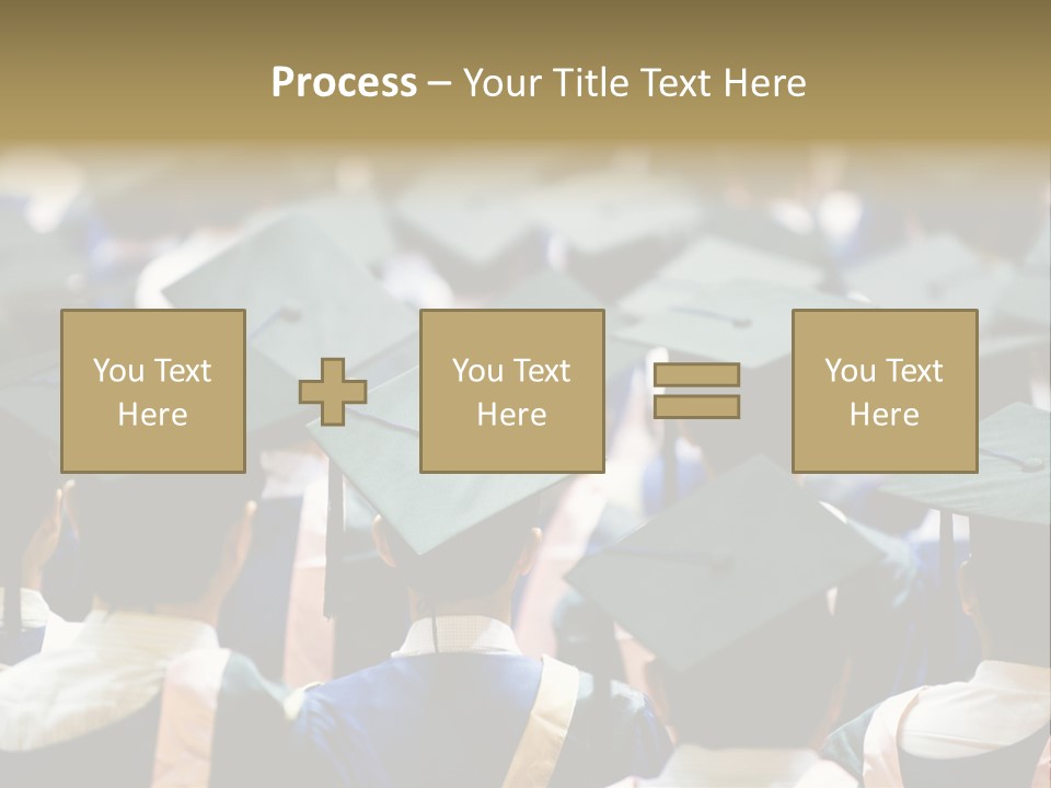 Gown Board Square PowerPoint Template