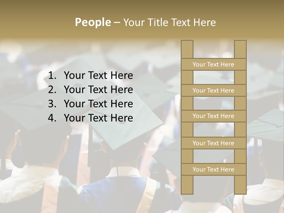 Gown Board Square PowerPoint Template