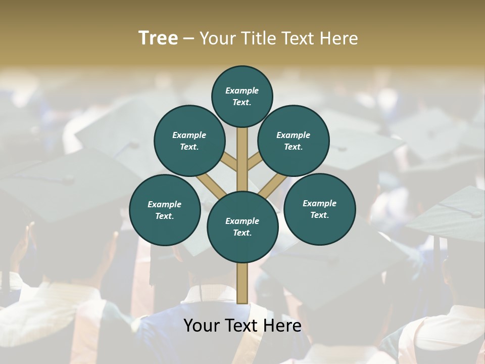 Gown Board Square PowerPoint Template