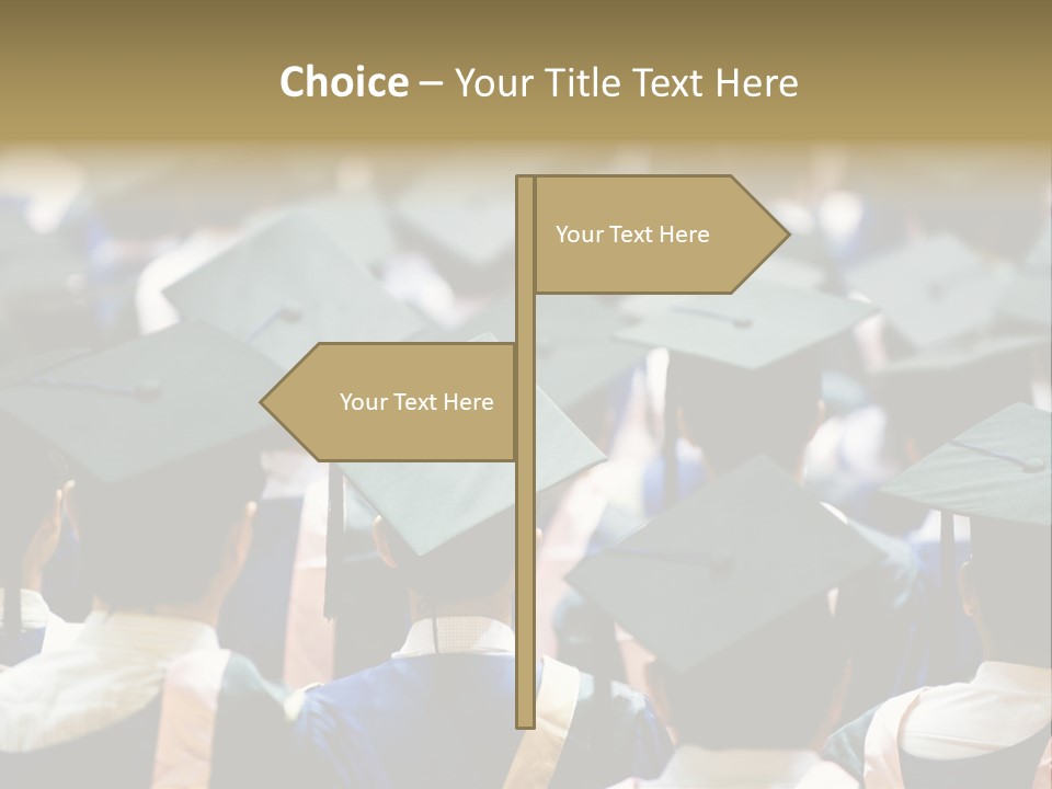 Gown Board Square PowerPoint Template