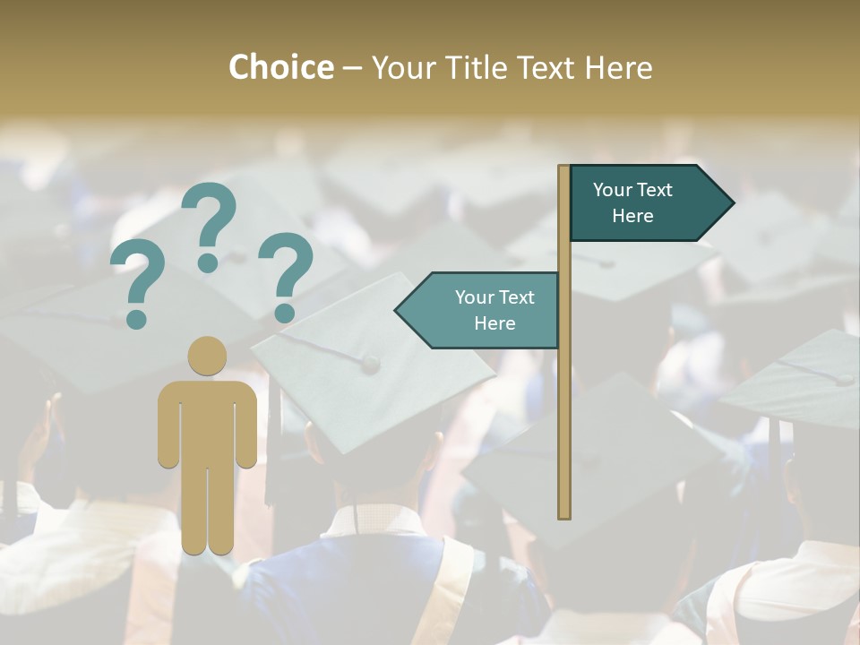 Gown Board Square PowerPoint Template