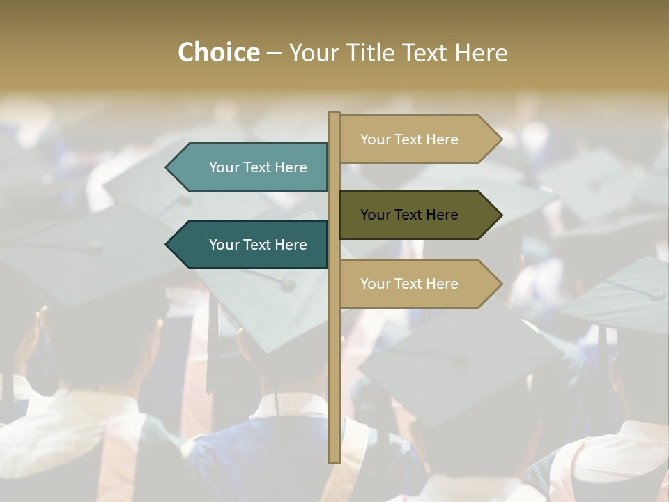 Gown Board Square PowerPoint Template