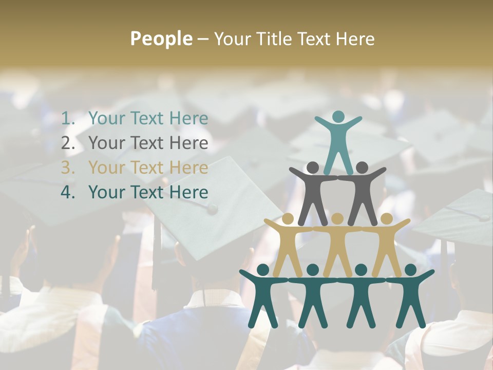 Gown Board Square PowerPoint Template