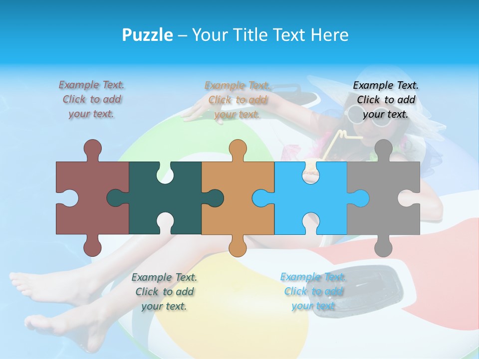 Summer Coastline Fjord PowerPoint Template