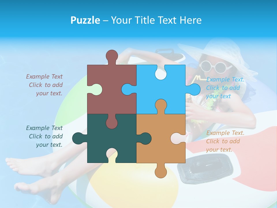 Summer Coastline Fjord PowerPoint Template