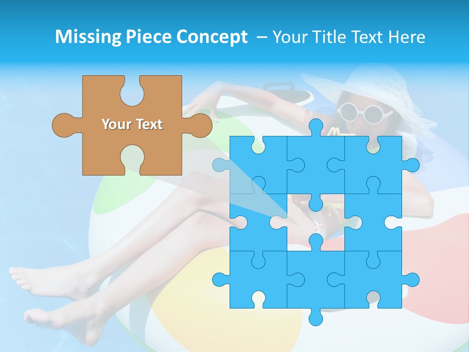 Summer Coastline Fjord PowerPoint Template