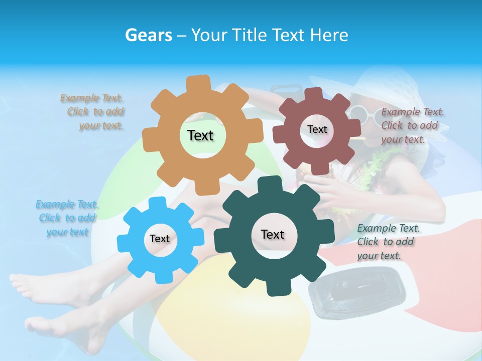 Summer Coastline Fjord PowerPoint Template