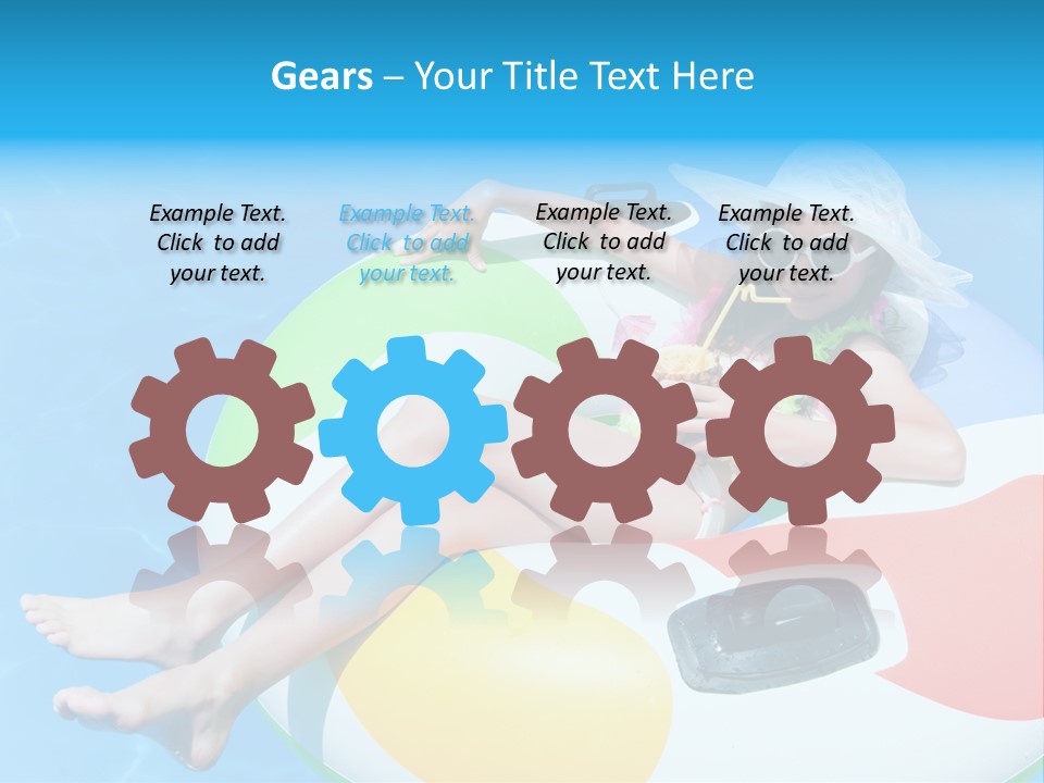 Summer Coastline Fjord PowerPoint Template