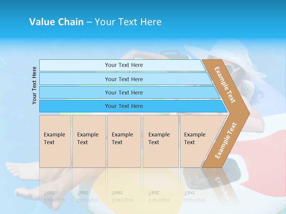 Summer Coastline Fjord PowerPoint Template