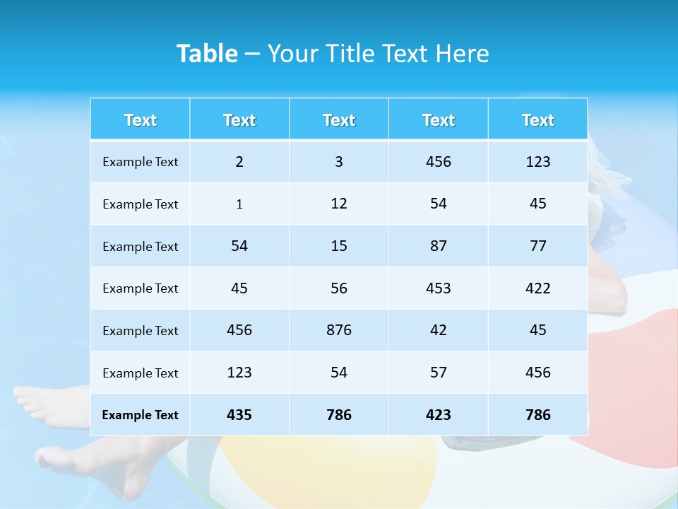 Summer Coastline Fjord PowerPoint Template
