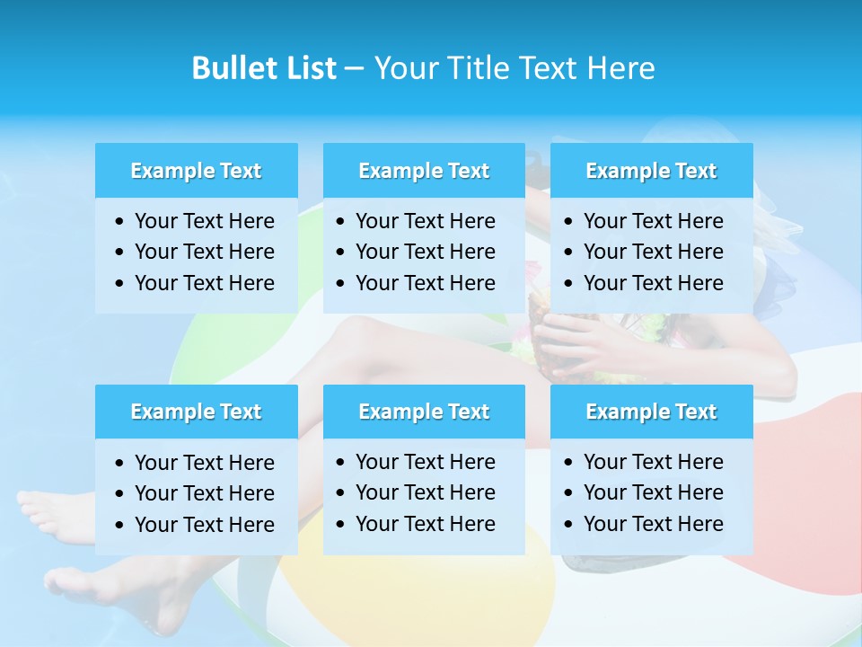 Summer Coastline Fjord PowerPoint Template