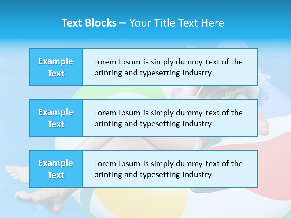 Summer Coastline Fjord PowerPoint Template