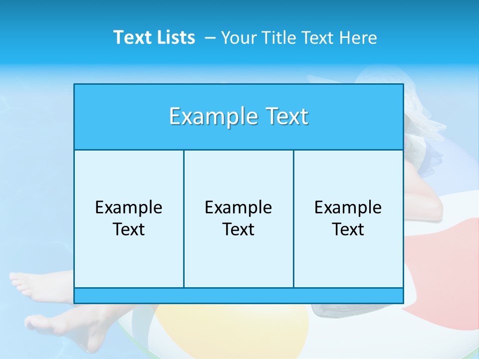 Summer Coastline Fjord PowerPoint Template
