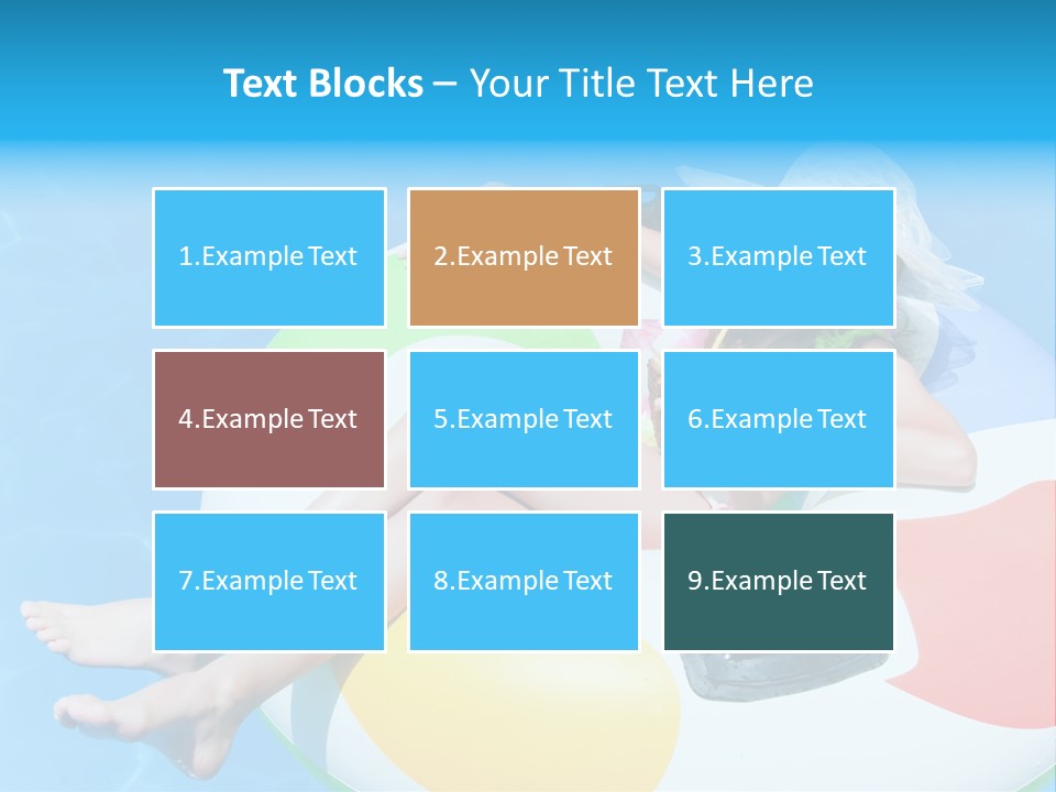 Summer Coastline Fjord PowerPoint Template