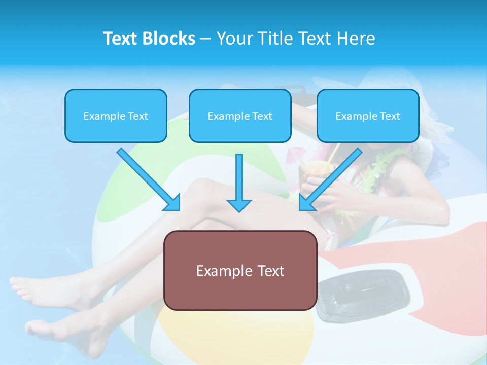 Summer Coastline Fjord PowerPoint Template