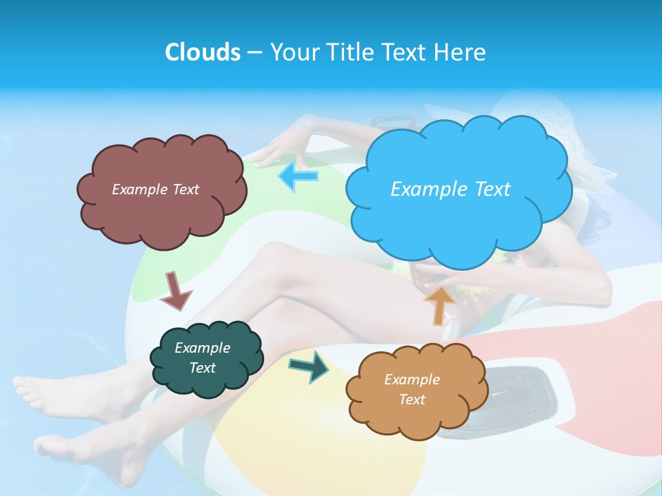 Summer Coastline Fjord PowerPoint Template