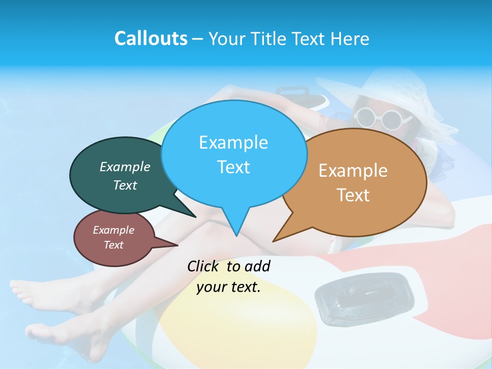 Summer Coastline Fjord PowerPoint Template