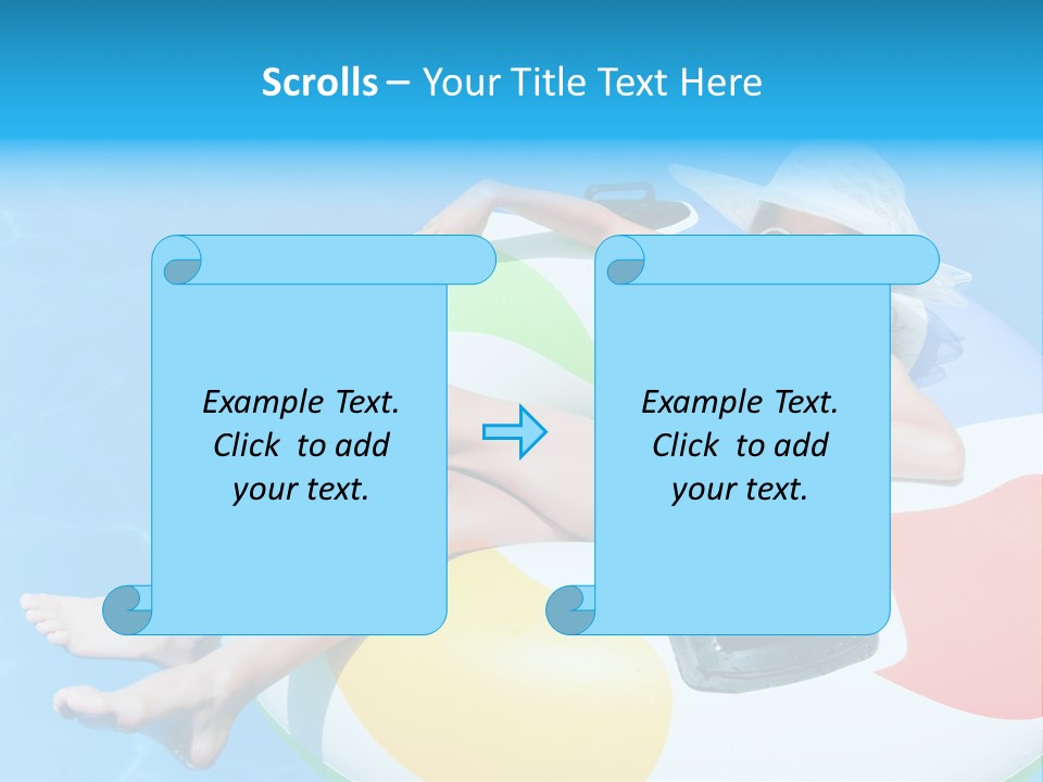 Summer Coastline Fjord PowerPoint Template