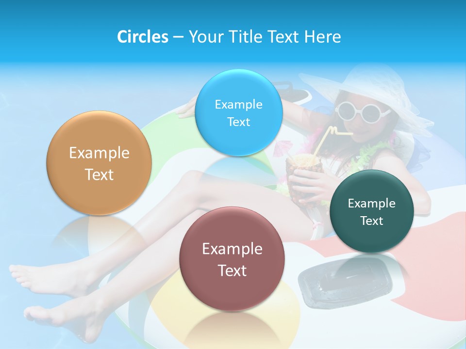 Summer Coastline Fjord PowerPoint Template