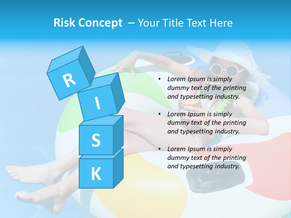 Summer Coastline Fjord PowerPoint Template