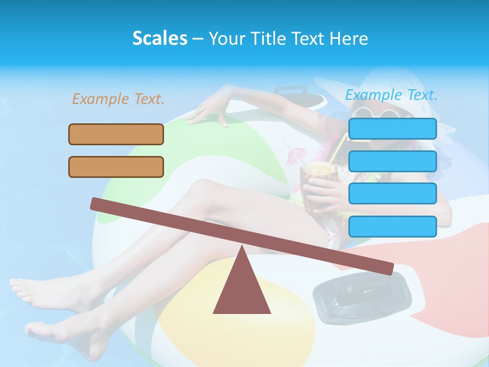 Summer Coastline Fjord PowerPoint Template