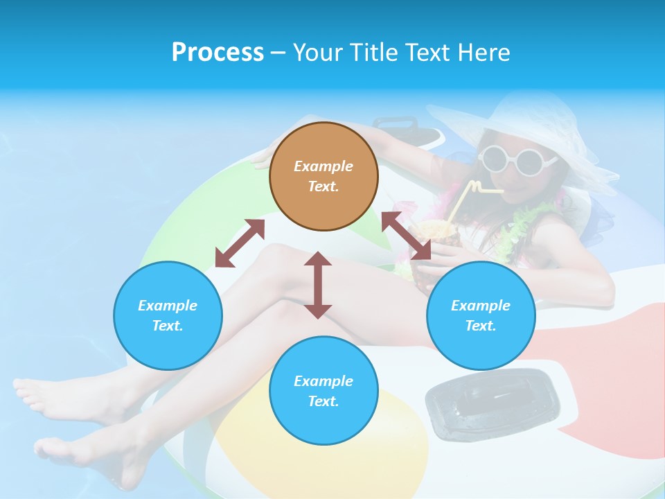 Summer Coastline Fjord PowerPoint Template