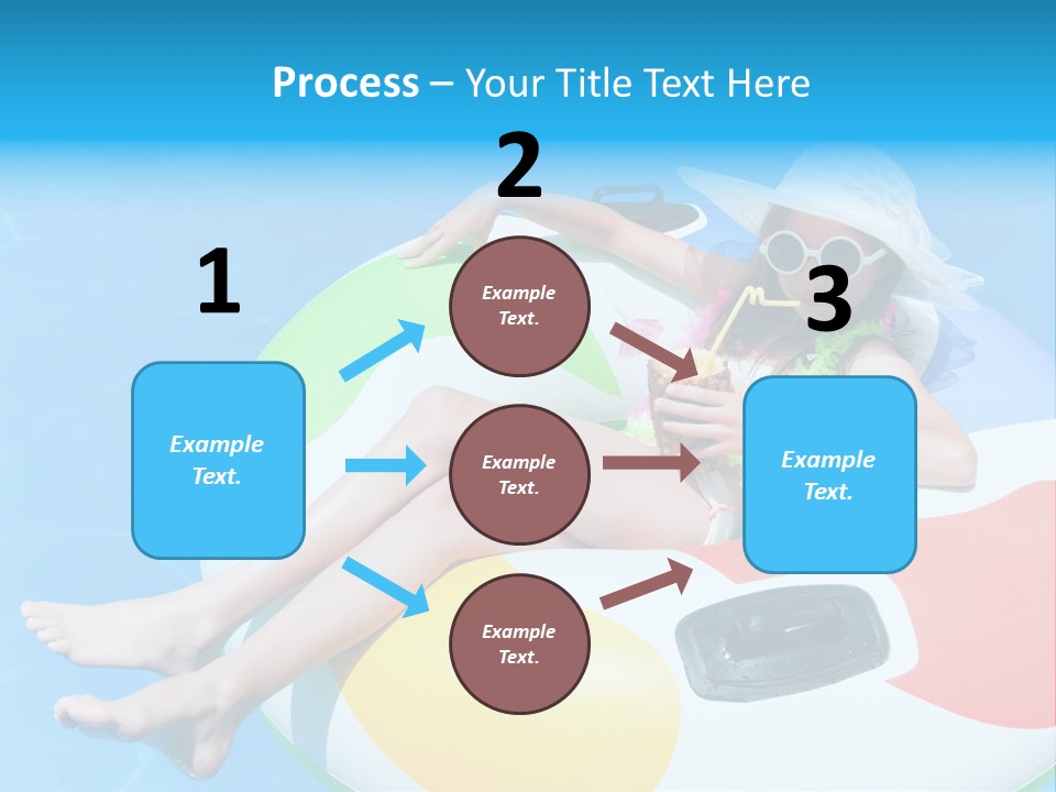Summer Coastline Fjord PowerPoint Template