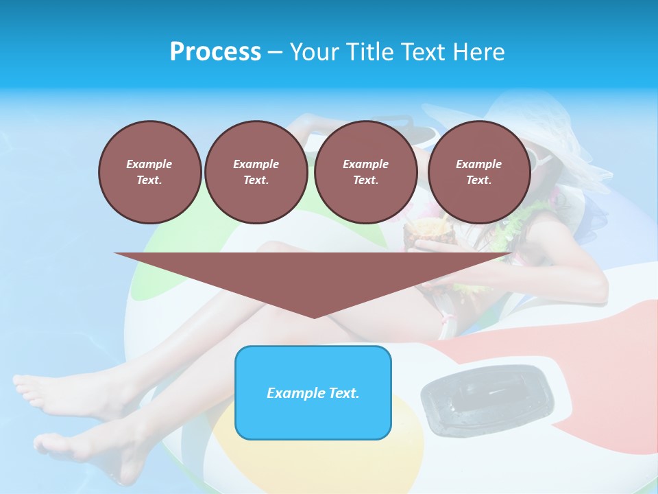 Summer Coastline Fjord PowerPoint Template