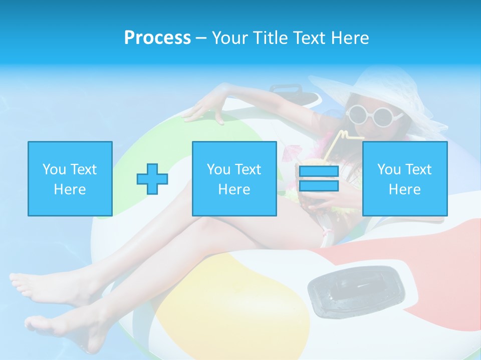 Summer Coastline Fjord PowerPoint Template
