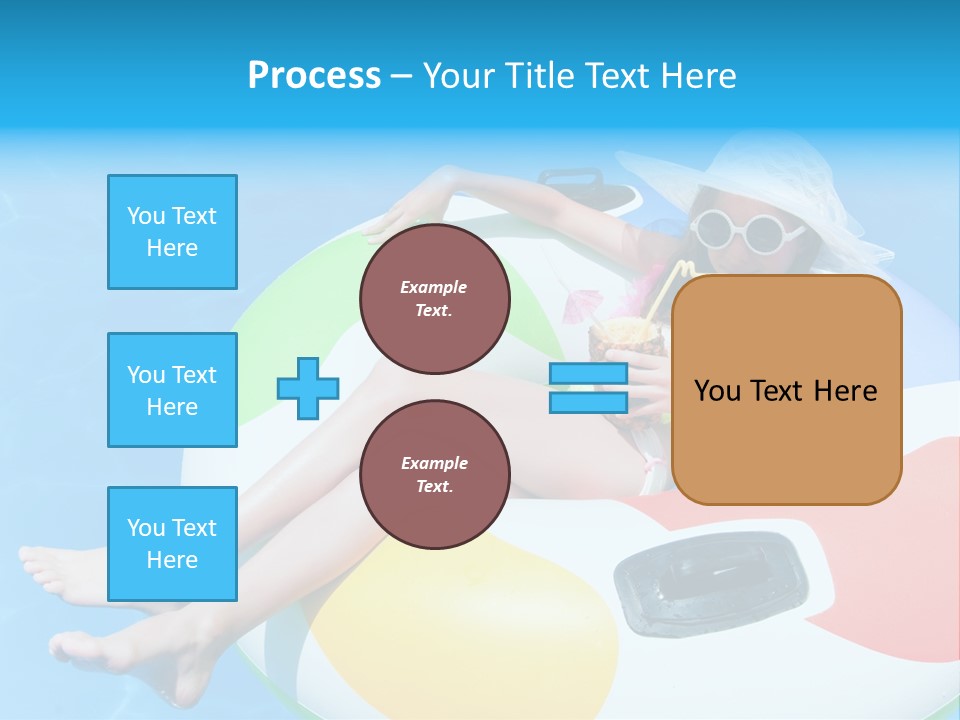 Summer Coastline Fjord PowerPoint Template