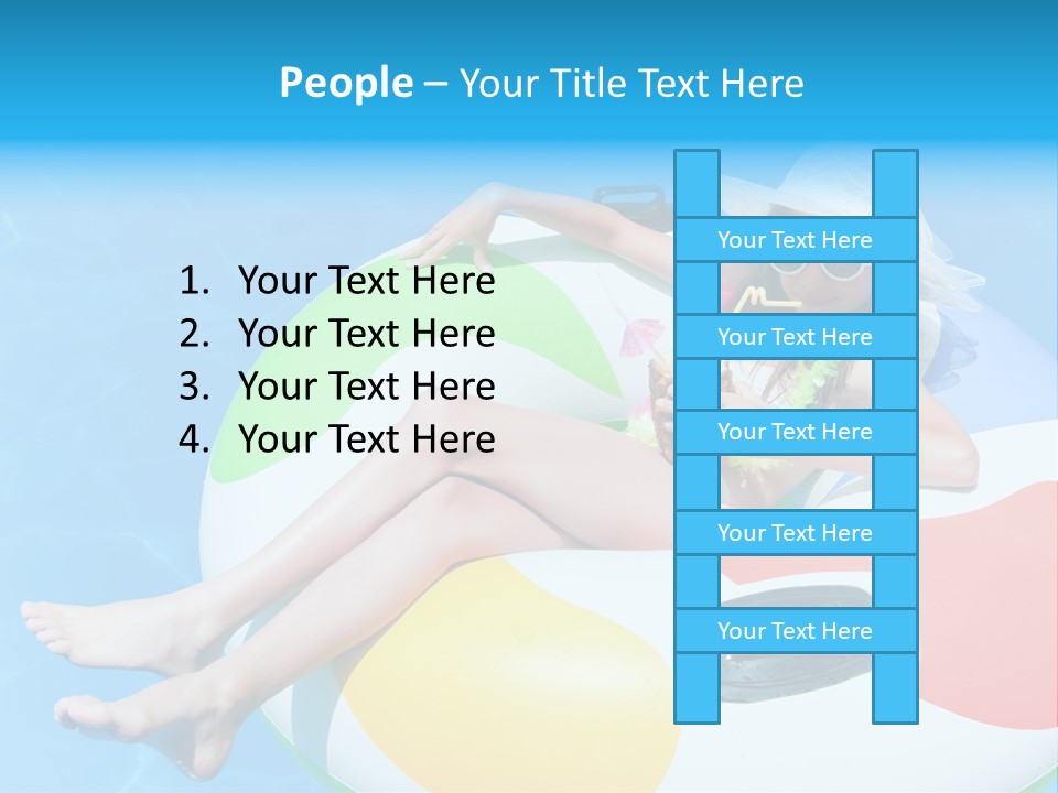 Summer Coastline Fjord PowerPoint Template