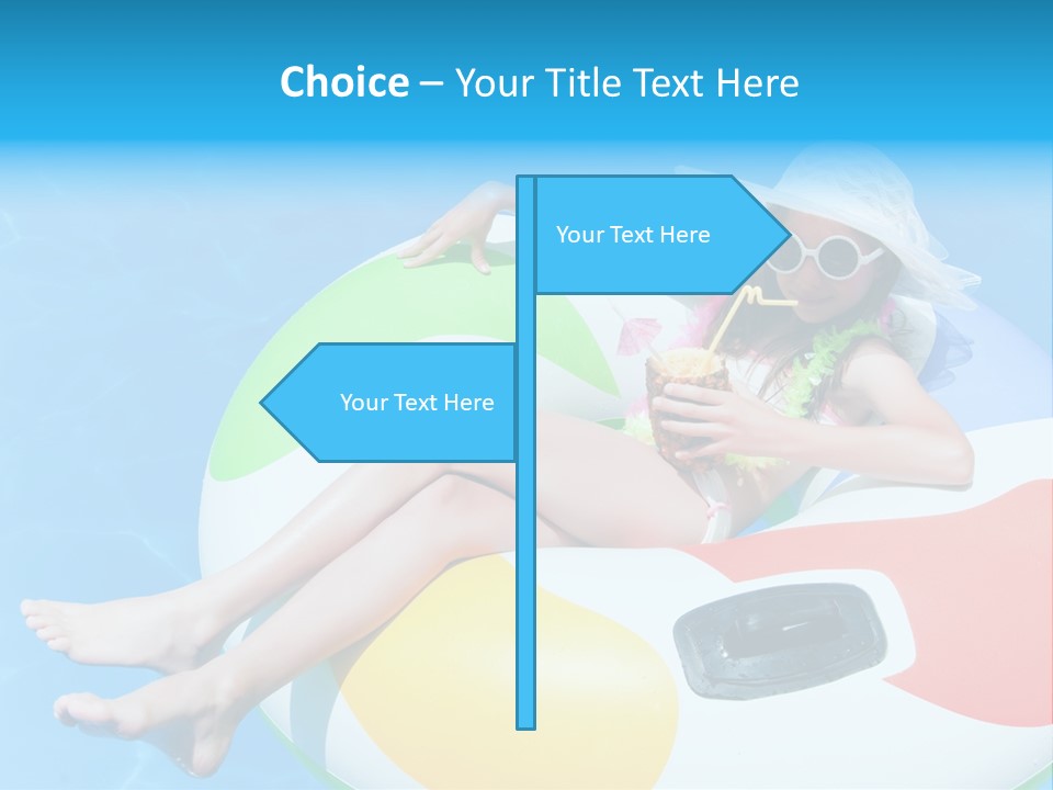 Summer Coastline Fjord PowerPoint Template