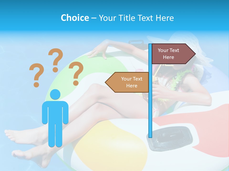 Summer Coastline Fjord PowerPoint Template