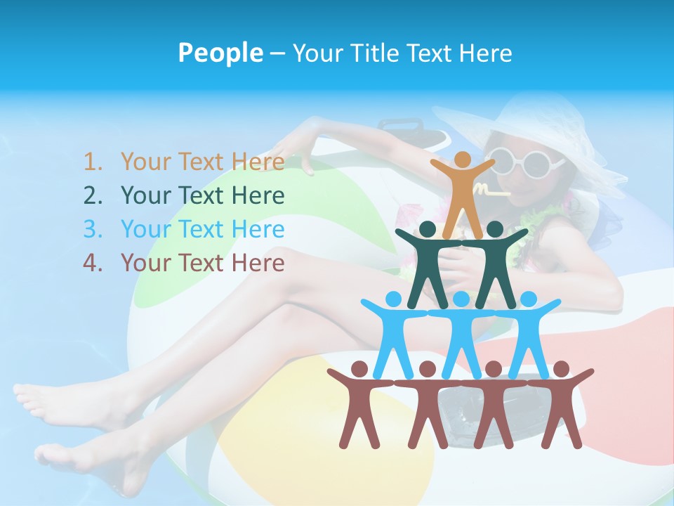 Summer Coastline Fjord PowerPoint Template