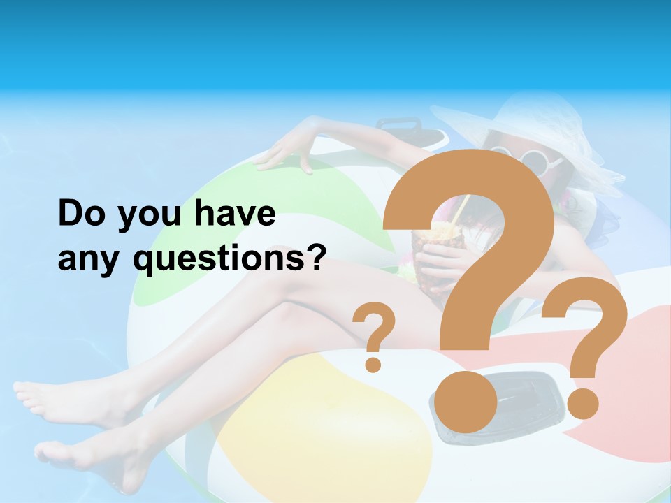 Summer Coastline Fjord PowerPoint Template