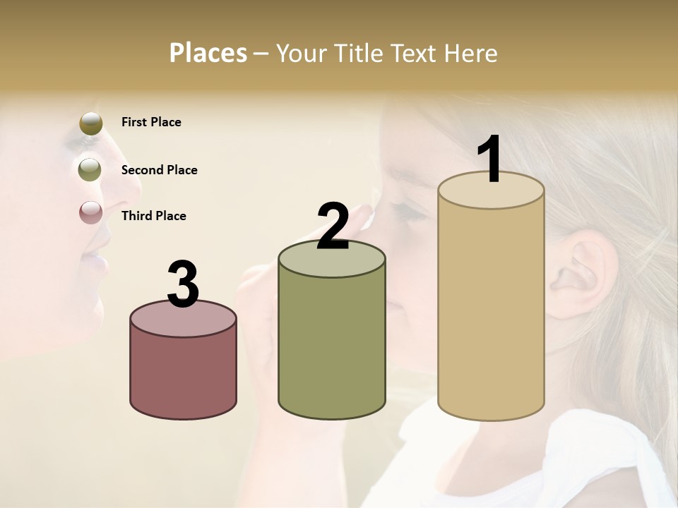 Blonde Spread Light PowerPoint Template