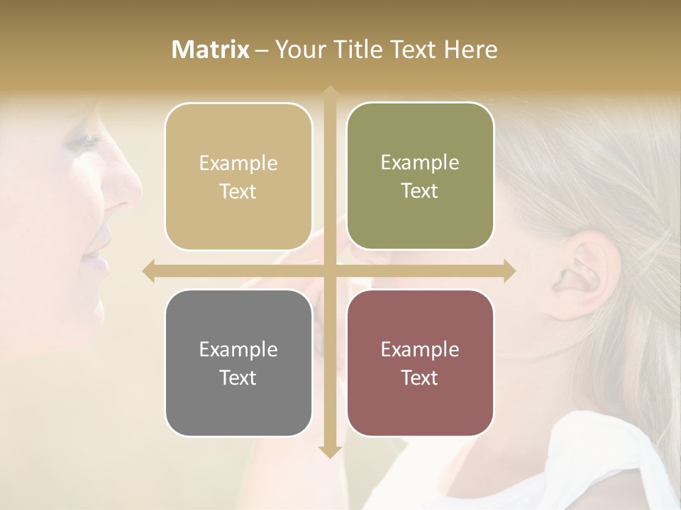 Blonde Spread Light PowerPoint Template