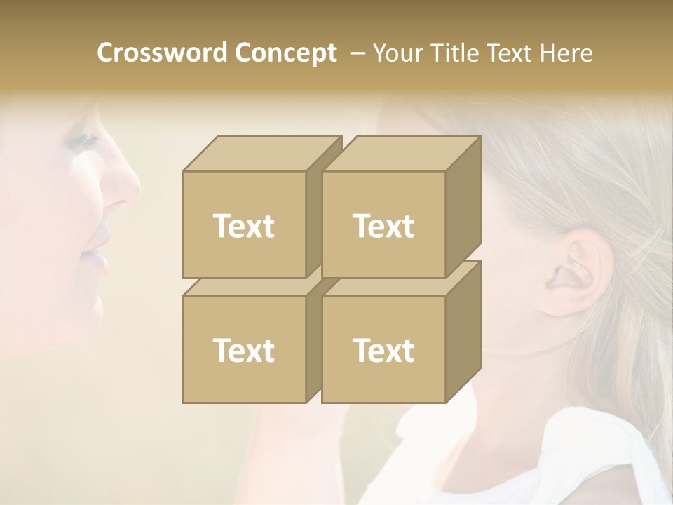 Blonde Spread Light PowerPoint Template