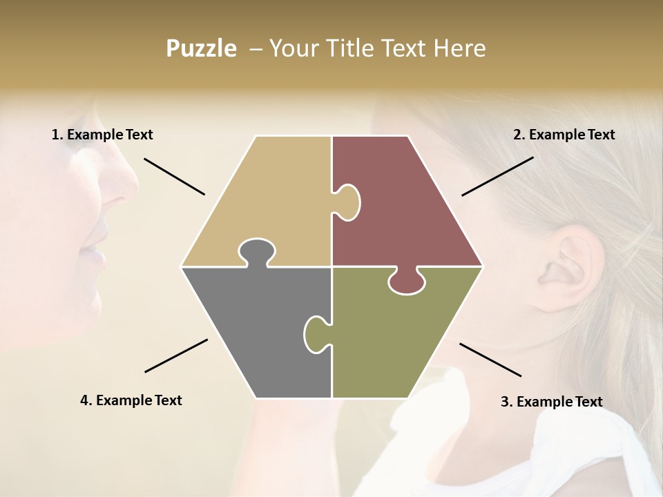 Blonde Spread Light PowerPoint Template