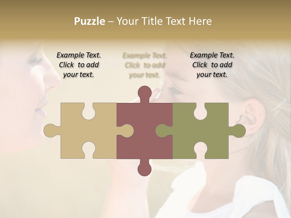 Blonde Spread Light PowerPoint Template